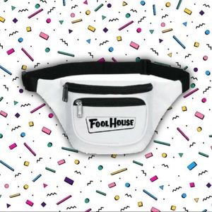 Fool House neon pink fanny pack
